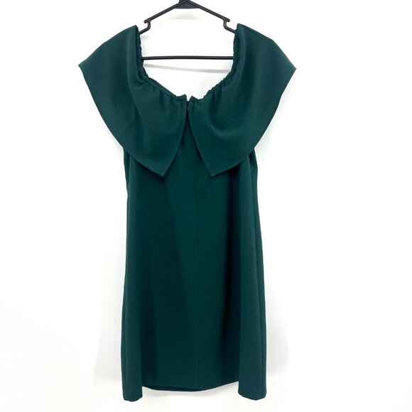 Charles Henry Deep Green Off Shoulder Cocktail Dress Women's XS - Picture 3 of 4